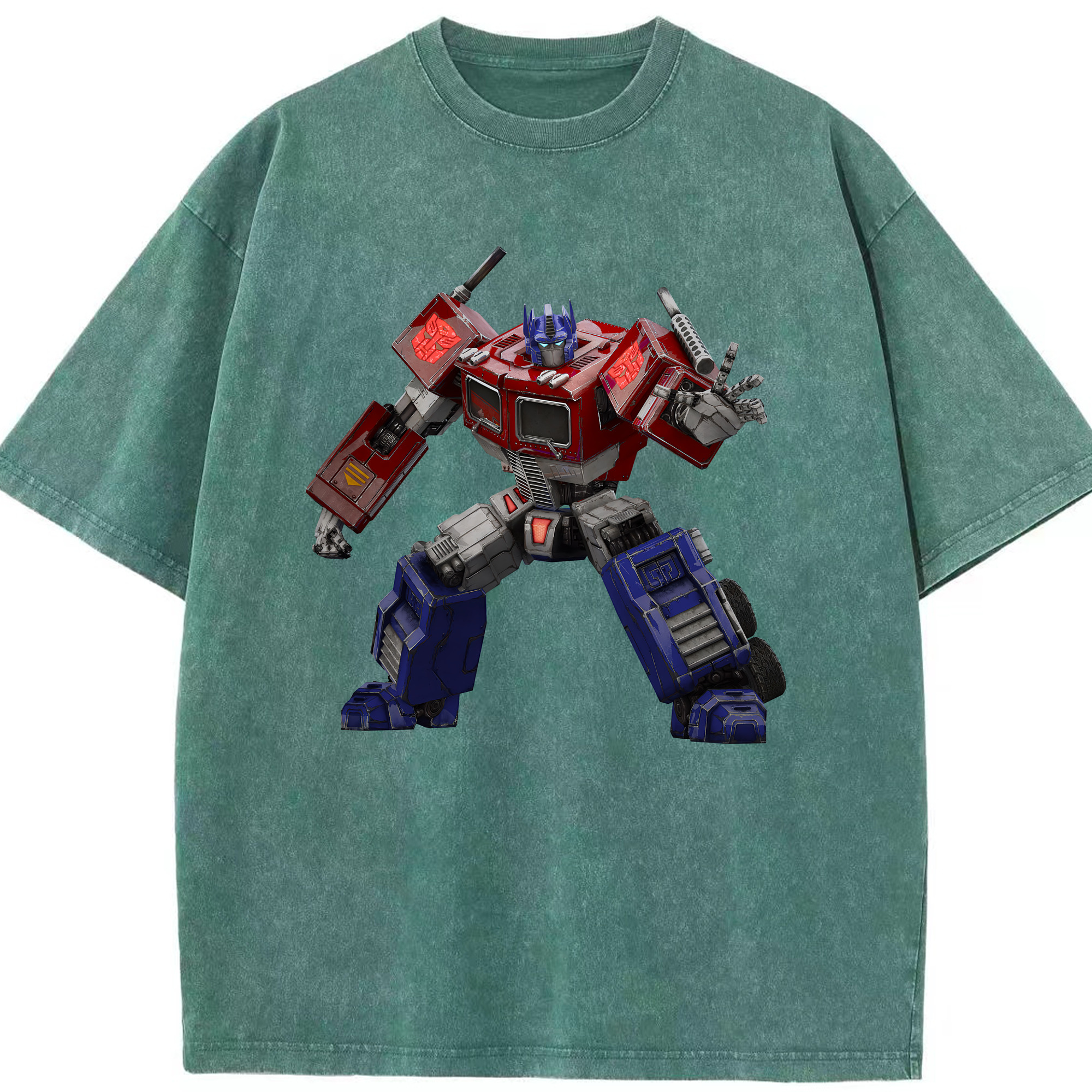 （画像用） Transformers トランスフォーマー 綿100% ヴィンテージ風 半袖Tシャツ（フロントプリント）
